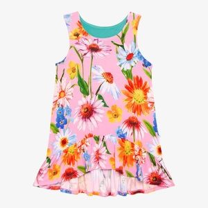 NWT Posh Peanut Kaileigh 9 Sleeveless Hi/Lo Dress Pink Floral